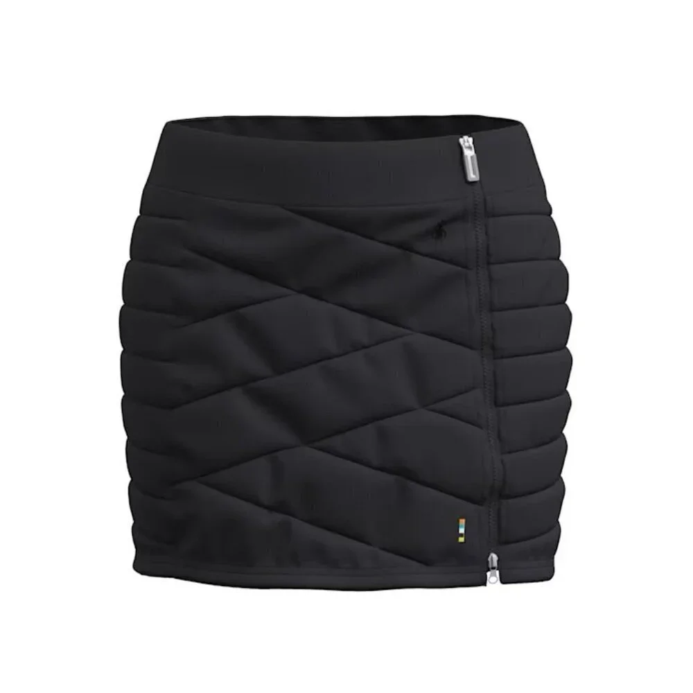 NWT SmartWool Womens XL Smartloft 120 Quilted Black Zip Puffer Skirt NEW